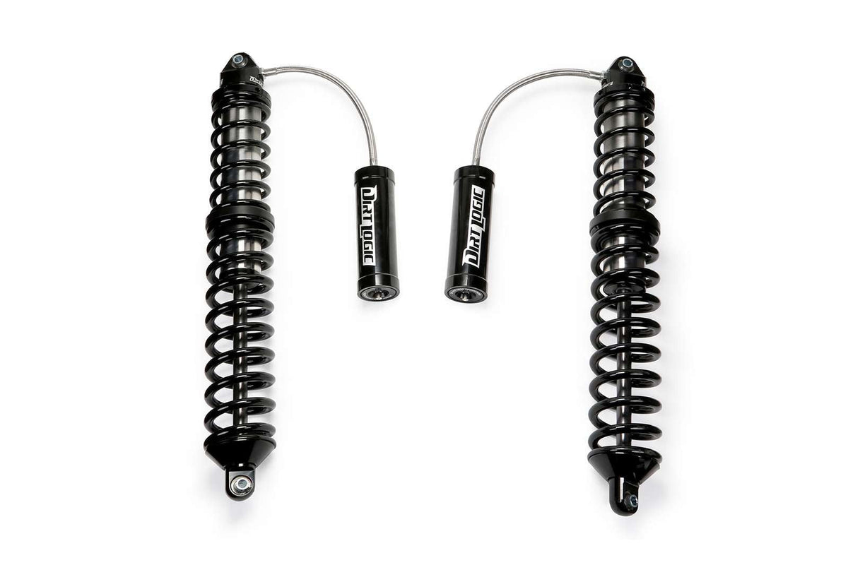 Fabtech Dirt Logic 2.5 Reservoir Coilovers Rear Pair for 2007-2018 Jeep Wrangler JK 4WD w/3" lift