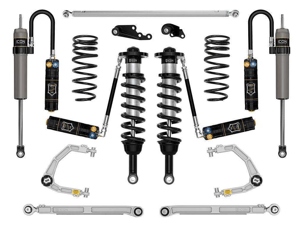 Icon 1.25-3" Stage 8 Suspension System CDXS Billet Kit for 2024-2025 Lexus GX550