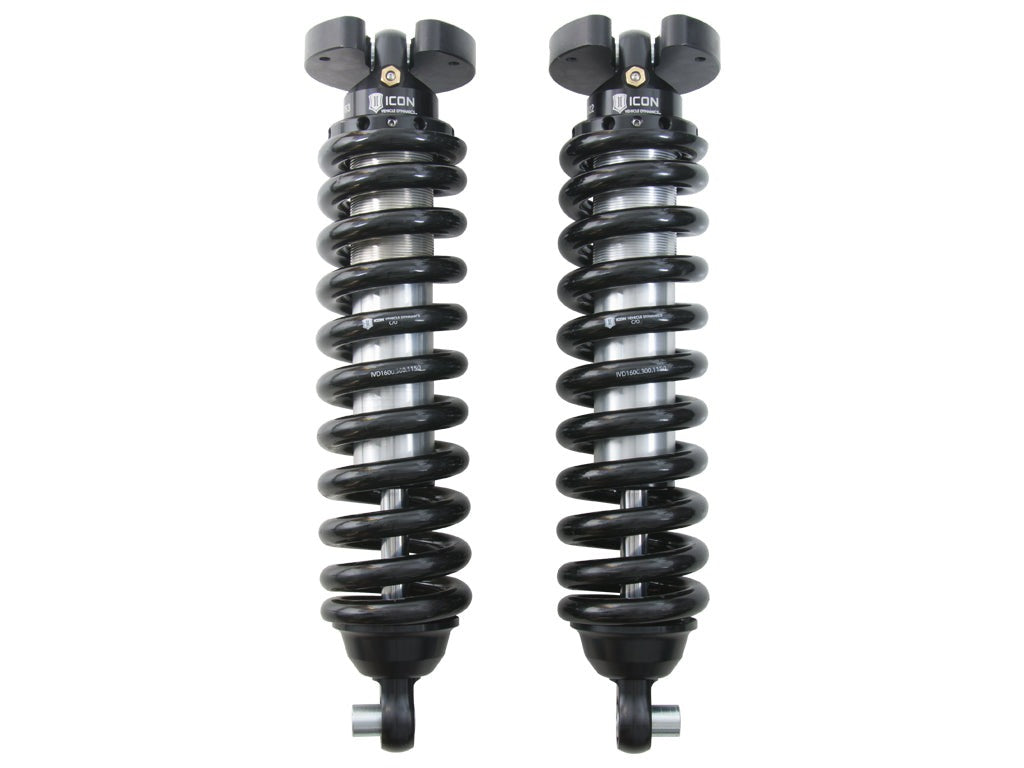 Icon 2.5 Internal Reservoir Coilovers Front Pair for 2016-2024 Nissan Titan XD w/2.5-3" lift