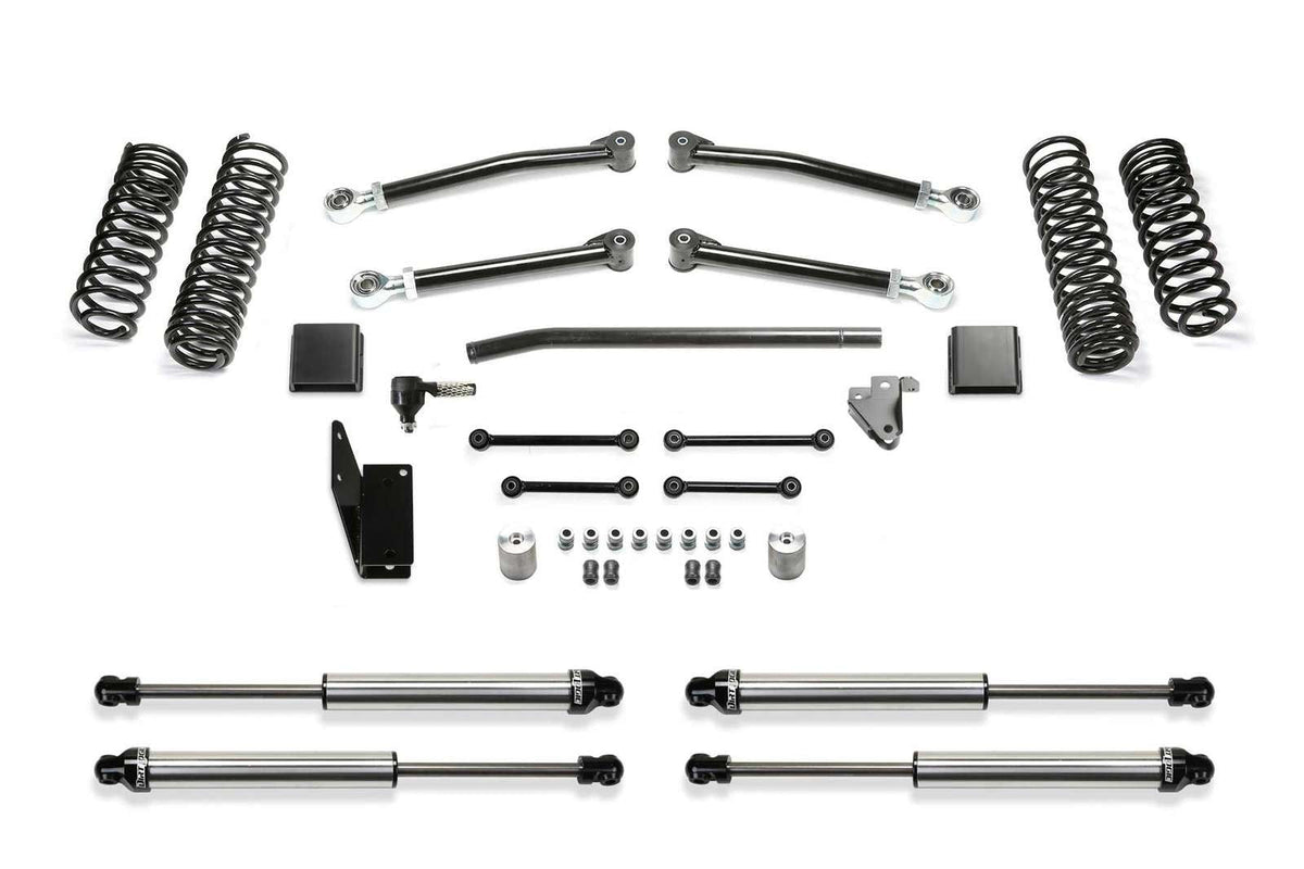 Fabtech 3" Trail Lift Kit w/Dirt Logic 2.25 Shocks for 2020-2024 Jeep Gladiator 4WD w/3" lift
