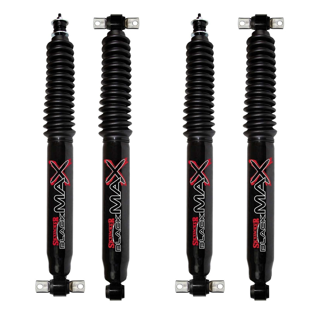 Skyjacker Black MAX Hydro Shocks Set for 1984-2001 Jeep Cherokee 4WD RWD XJ