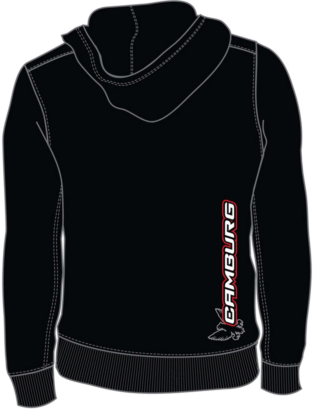 Camburg Icon Hoodie Size 2X-Large - Black