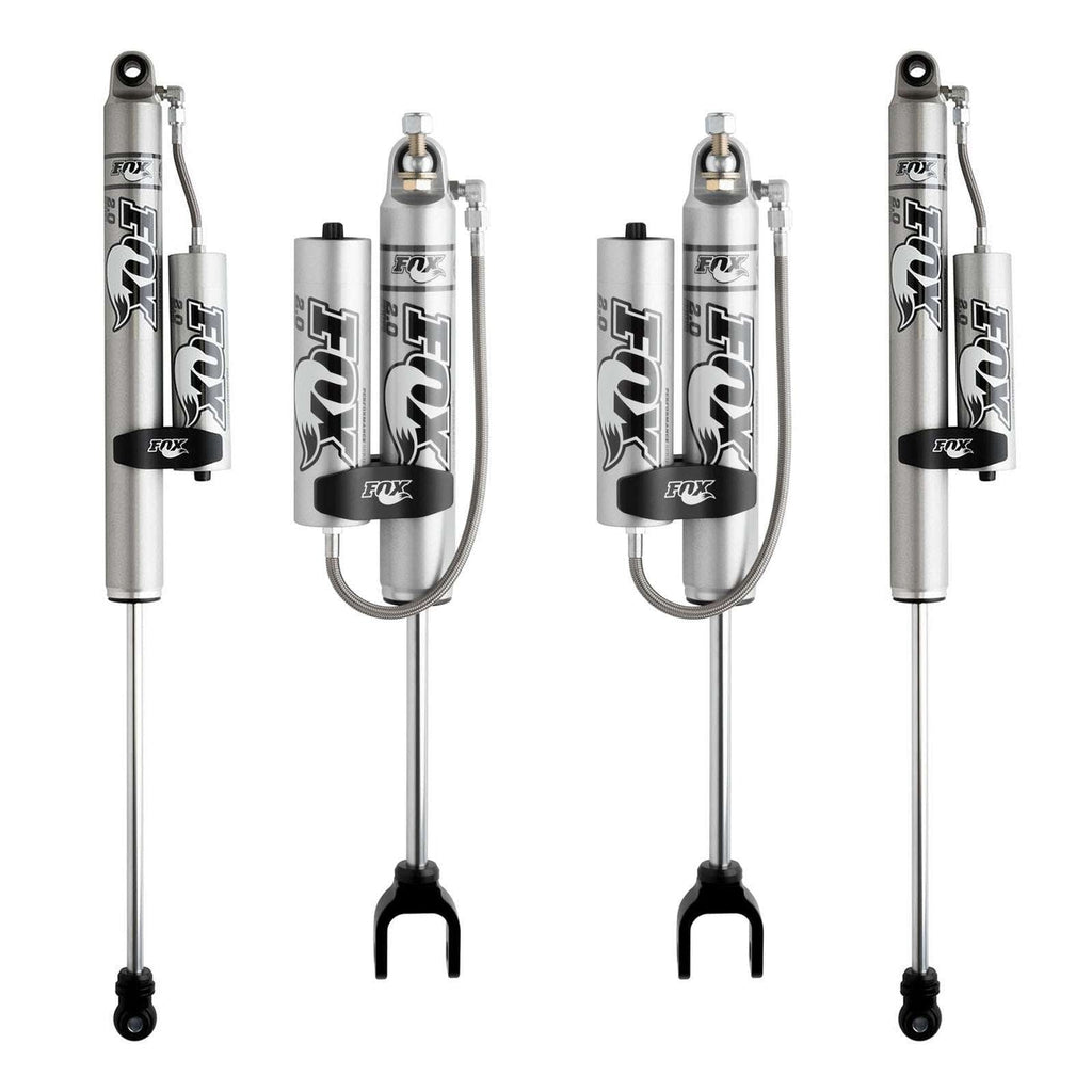 Fox 2.0 Performance Series Shocks w/ Reservoir Set for 2011-2019 Chevrolet Silverado 3500 HD 4WD RWD