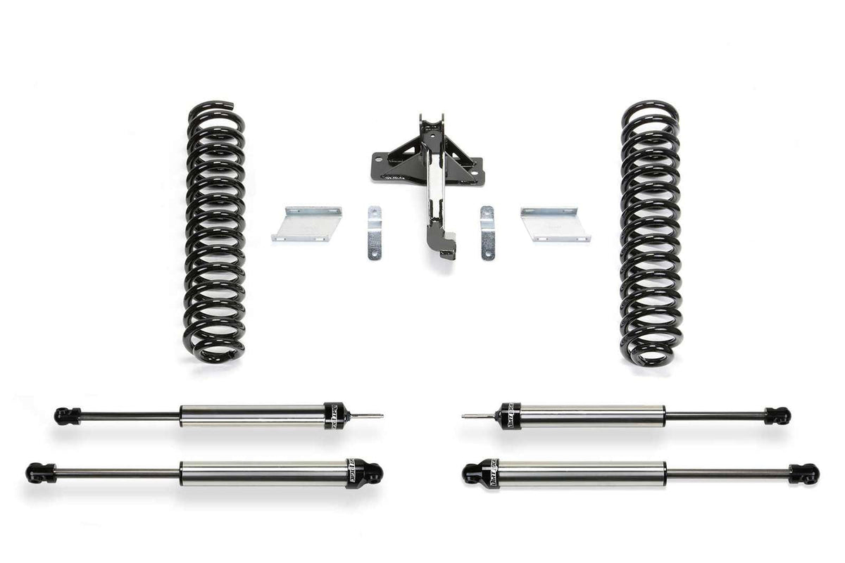 Fabtech 2.5" Budget Lift Kit w/Dirt Logic 2.25 Shocks for 2017-2024 Ford F250 Super Duty 4WD w/2.5" lift