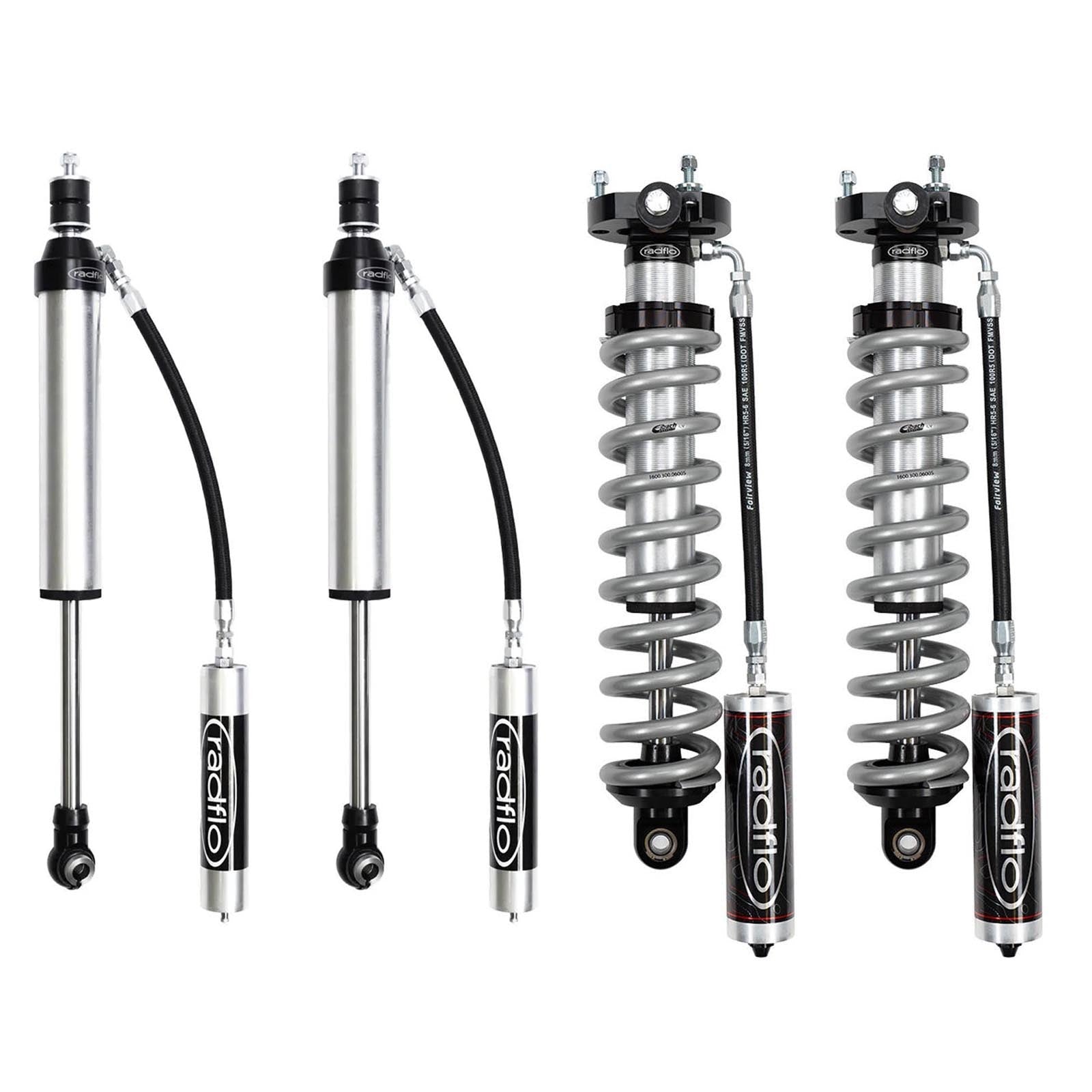 Radflo 2.5 600R Shocks Kit for 2005-2023 Toyota Tacoma