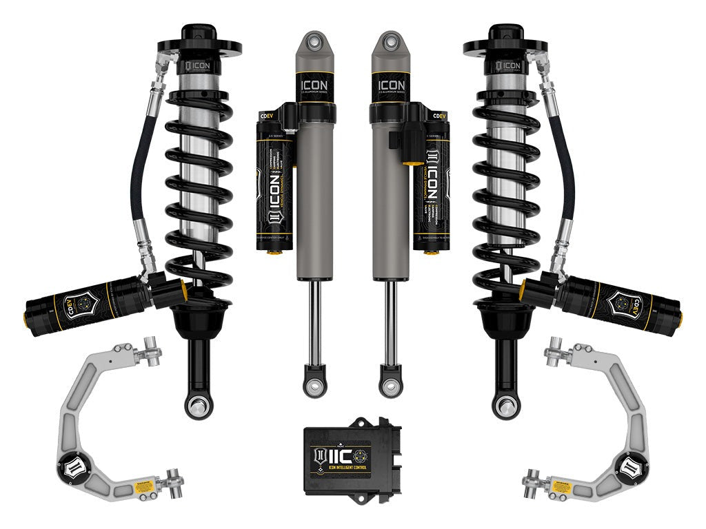 Icon 2.5-3" Stage 5 Suspension System w/Billet UCA Kit 2021-2026 Ford F-150
