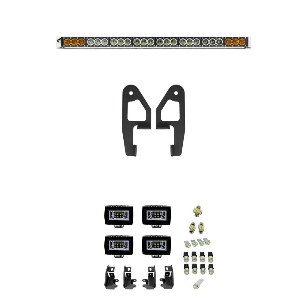 42|43" Dual Row Premium Roof Rack Lighting Kit | Spot & Combo Fits 2010-2024 Toyota 4Runner