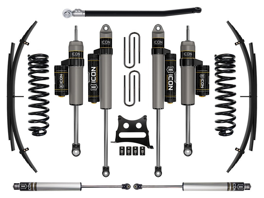 Icon 2.5" Stage 4 Suspension System w/Expansion Pack Kit for 2011-2016 Ford F250 Super Duty 4WD Diesel Std Cab Pickup