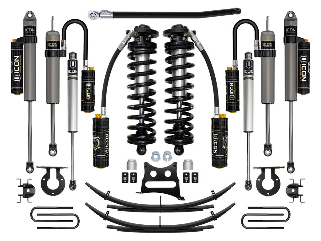 Icon 2.5-3" Stage 5 Coilover Conversion System w/Expansion Pack Kit for 2011-2016 Ford F250 Super Duty 4WD Diesel