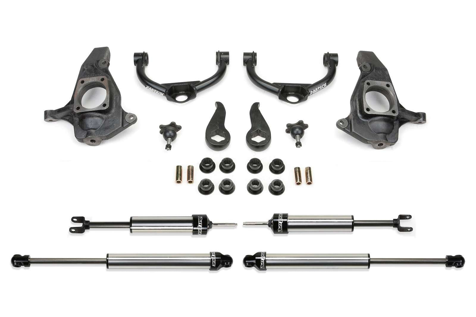 Fabtech 3.5" Ball Joint UCA Lift Kit w/Dirt Logic Shocks for 2011-2019 Chevrolet Silverado 3500 HD 4WD RWD w/3.5" lift