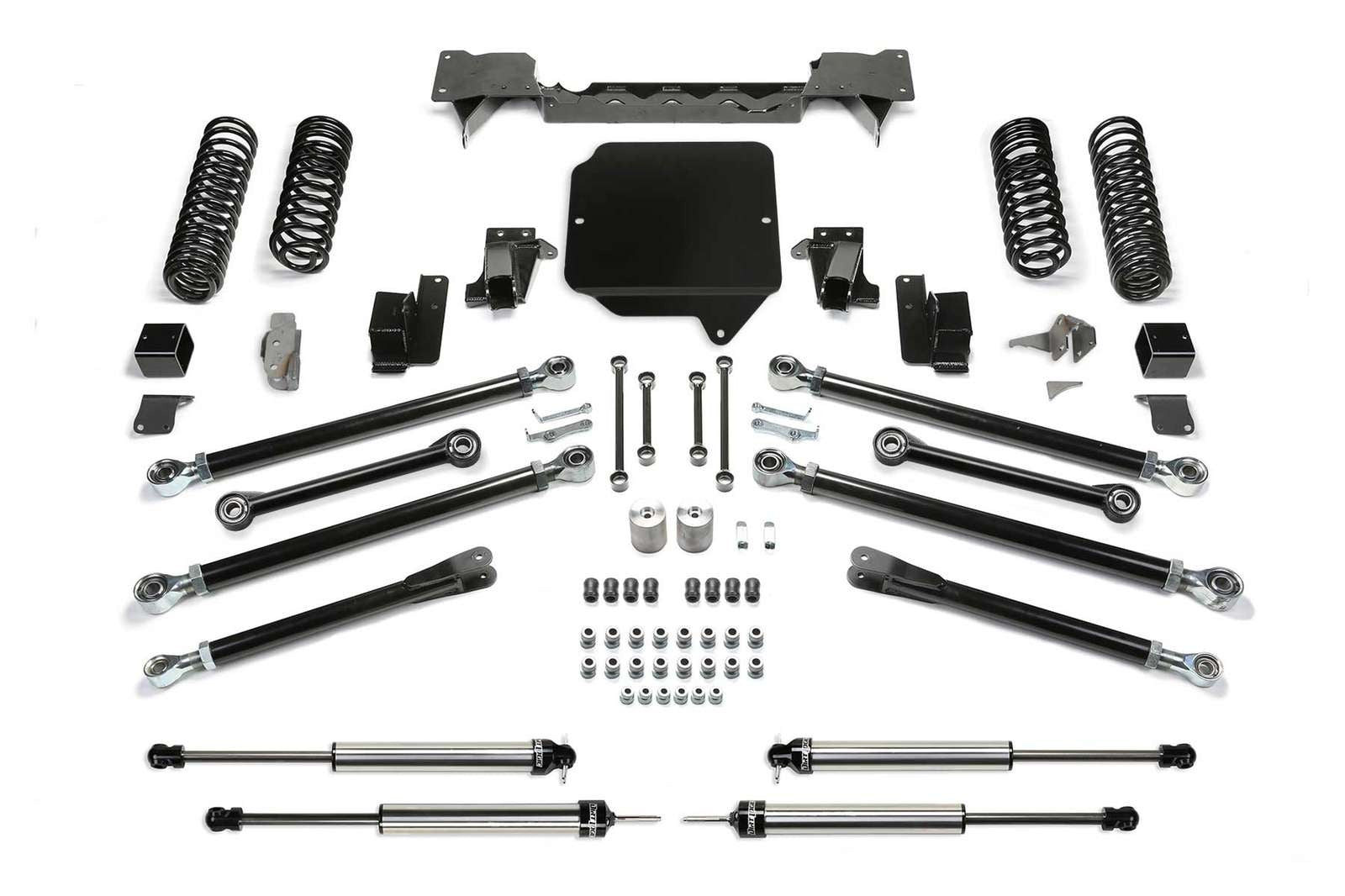 Fabtech 3" Crawler System w/Dirt Logic 2.25 Shocks Kit for 2018-2024 Jeep Wrangler JL 4WD w/3" lift