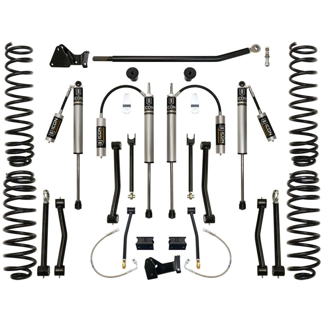 ICON K24002 Stage 2 Suspension System Jeep JK Wrangler 4.5" Lift