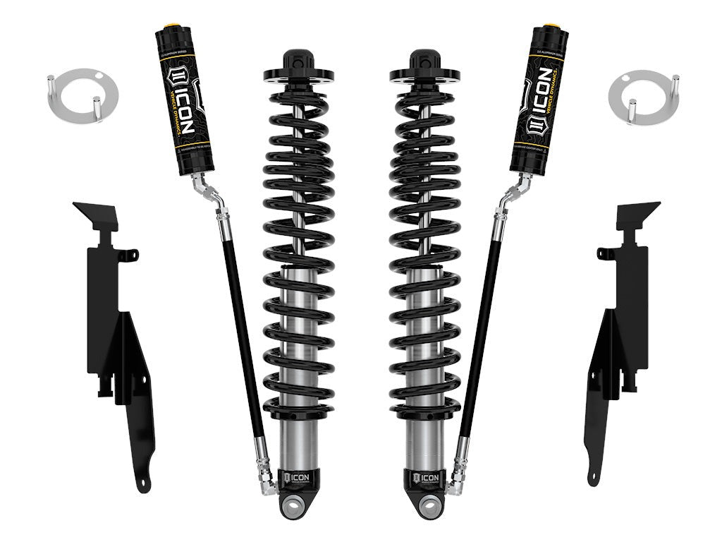 Icon 2.5 Remote Reservoir Coilovers Rear Pair for 2021-2024 Ford Bronco