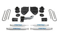 Fabtech 4" Budget System w/Performance Shocks Kit for 2017-2024 Ford F250 Super Duty 4WD w/4" lift