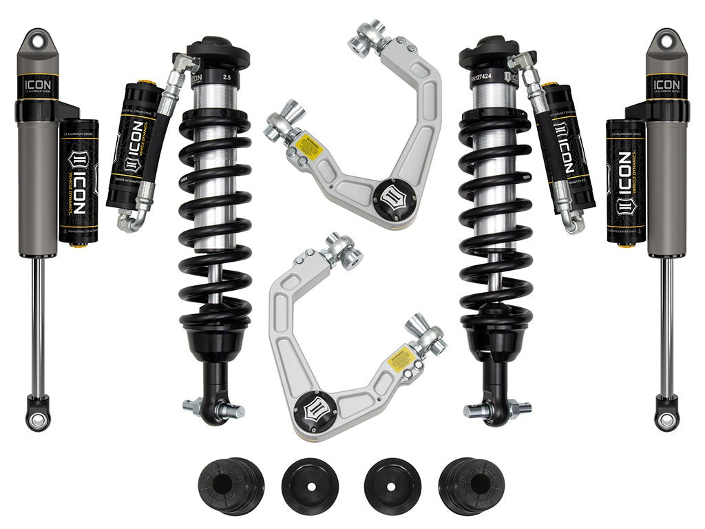 Icon 0-3.5" Stage 4 Suspension System w/Billet UCA Al Knuckle Kit for 2019-2021 Ford Ranger