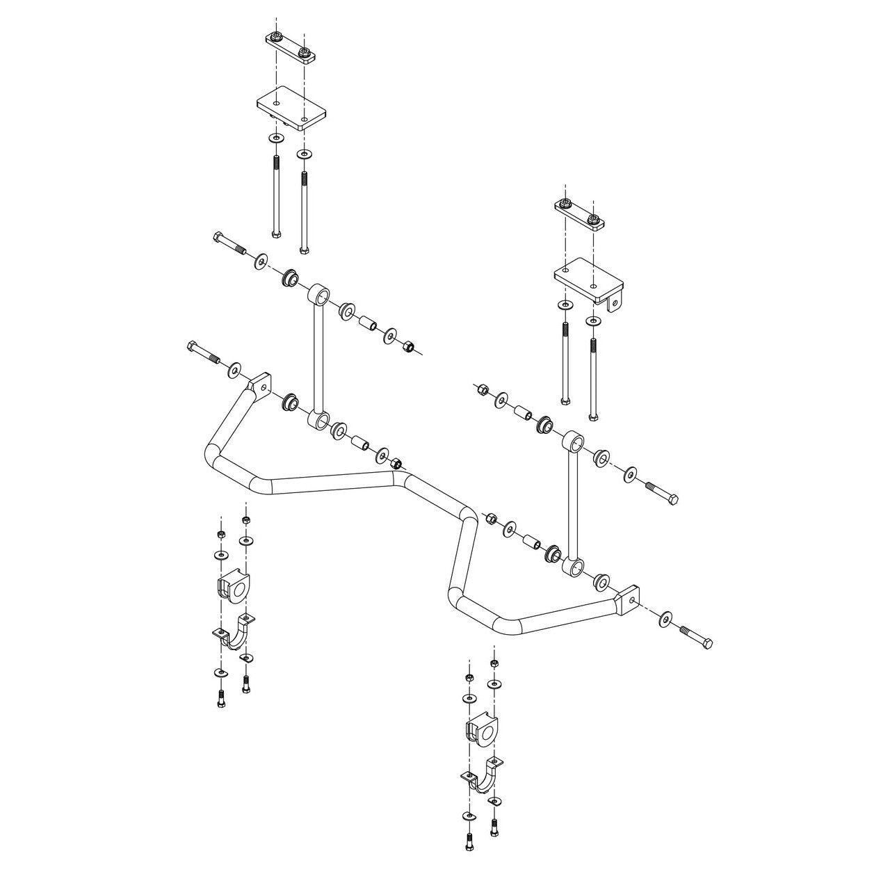 Roadmaster 1129-129 Rear Sway Bar Kit