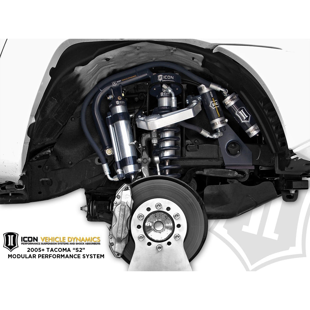 ICON 59906P FJ/4Run/GX 0-3.5" Lift Front Secondary 2.5 Omega RR Shocks Pair