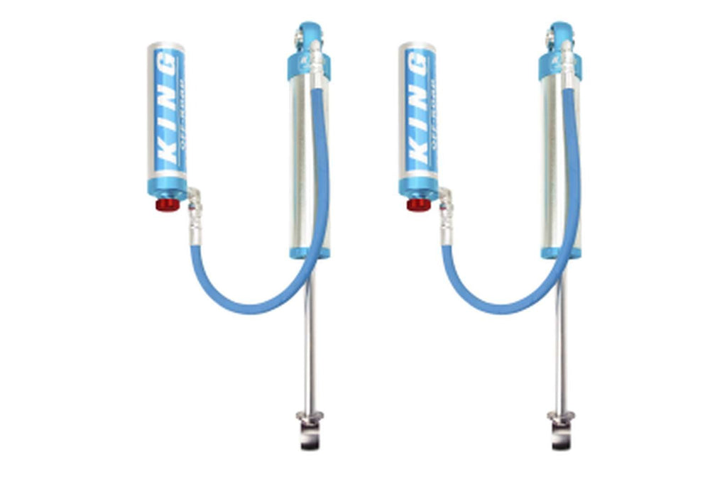 King Shocks 2.5 Performance w/ Remote Reservoir Shocks Rear Pair for 1984-2020 Toyota Land Cruiser 79 Series 4WD