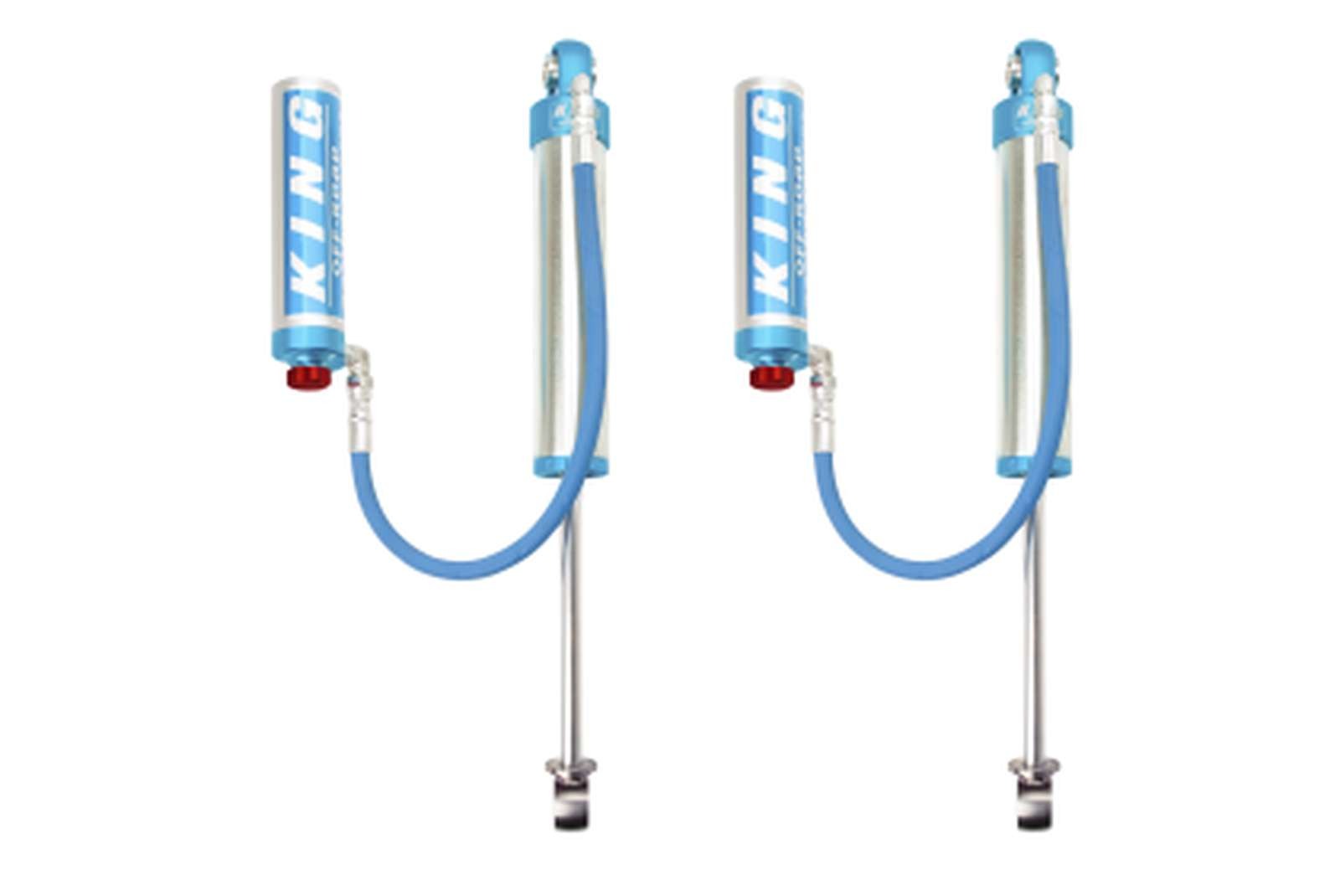 King Shocks 2.5 Performance w/ Remote Reservoir Shocks Rear Pair for 1984-2020 Toyota Land Cruiser 79 Series 4WD