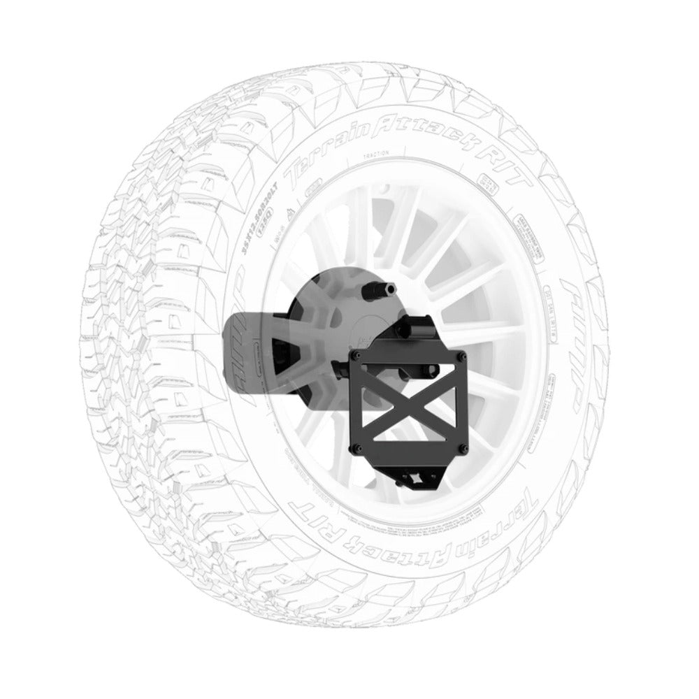 PRO Series II Tire Carrier w/ License Plate Holder Fits 2016-2023 Toyota Tacoma