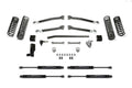 Fabtech 5" Trail System w/Stealth Shocks Kit for 2018-2024 Jeep Wrangler JL 4WD w/5" lift