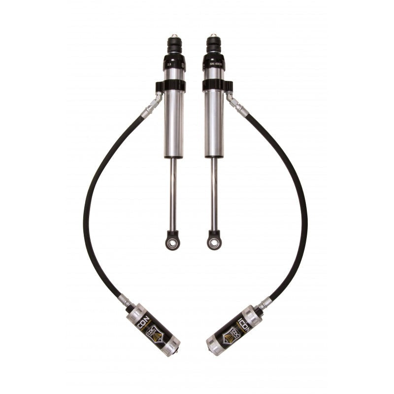 Icon 2.5 Remote Reservoir CDCV Shocks Pair for 1998-2007 Lexus LX470 w/0-3" lift