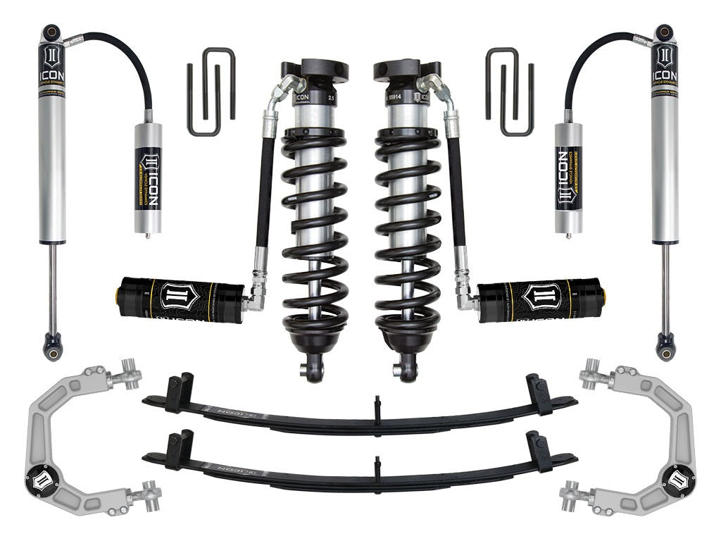 Icon 0-3" Stage 4 Suspension System w/Billet UCA Kit for 1995-2004 Toyota Tacoma 4WD
