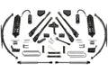 Fabtech 8" 4 Link System w/Front Dirt Logic 4.0 Coilovers w/Reservoir & Rear 2.25 Shocks Kit for 2017-2024 Ford F250 Super Duty 4WD w/8.0" lift