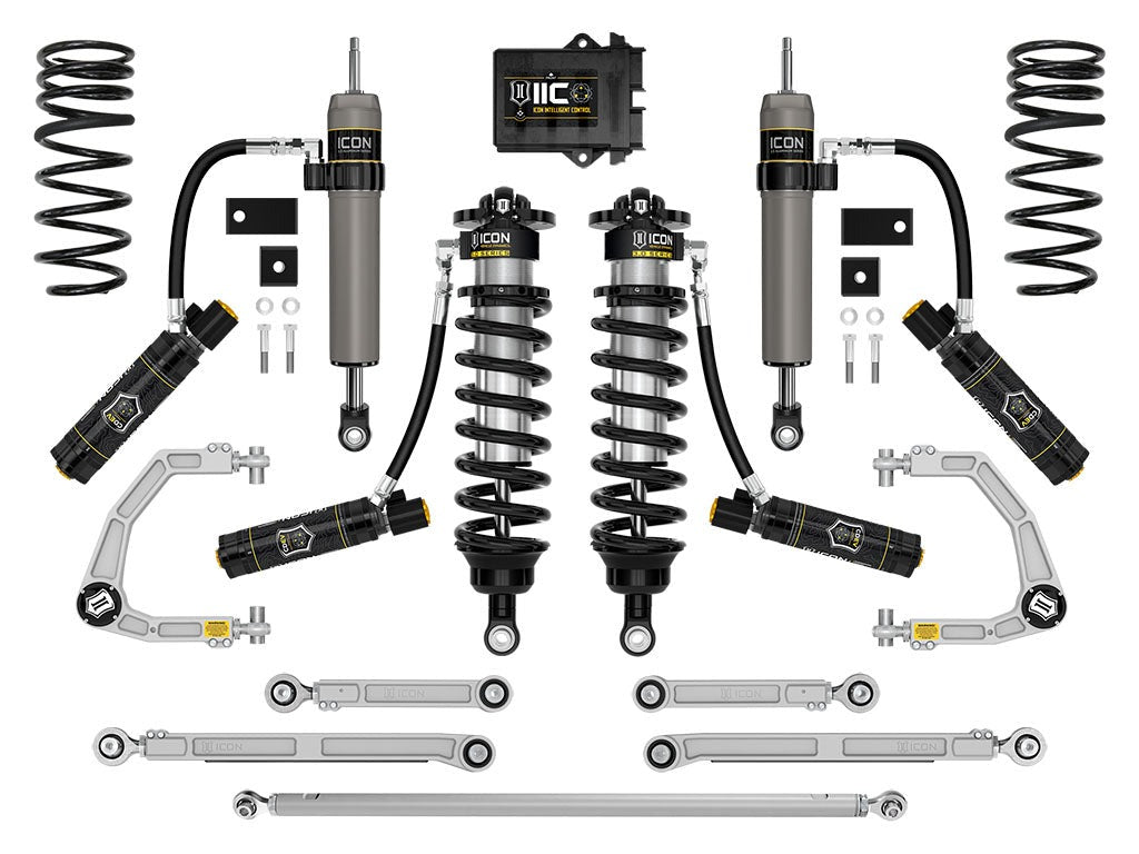 Icon 3-4.25" Stage 2 3.0 Suspension System Billet Kit for 2023-2025 Toyota Sequoia 4WD TRD Pro