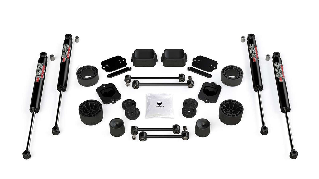 Teraflex 2.5" Performance Spacer Lift Kit w/ 9550 VSS Shocks Kit for 2018-2022 Jeep Wrangler JL 4WD