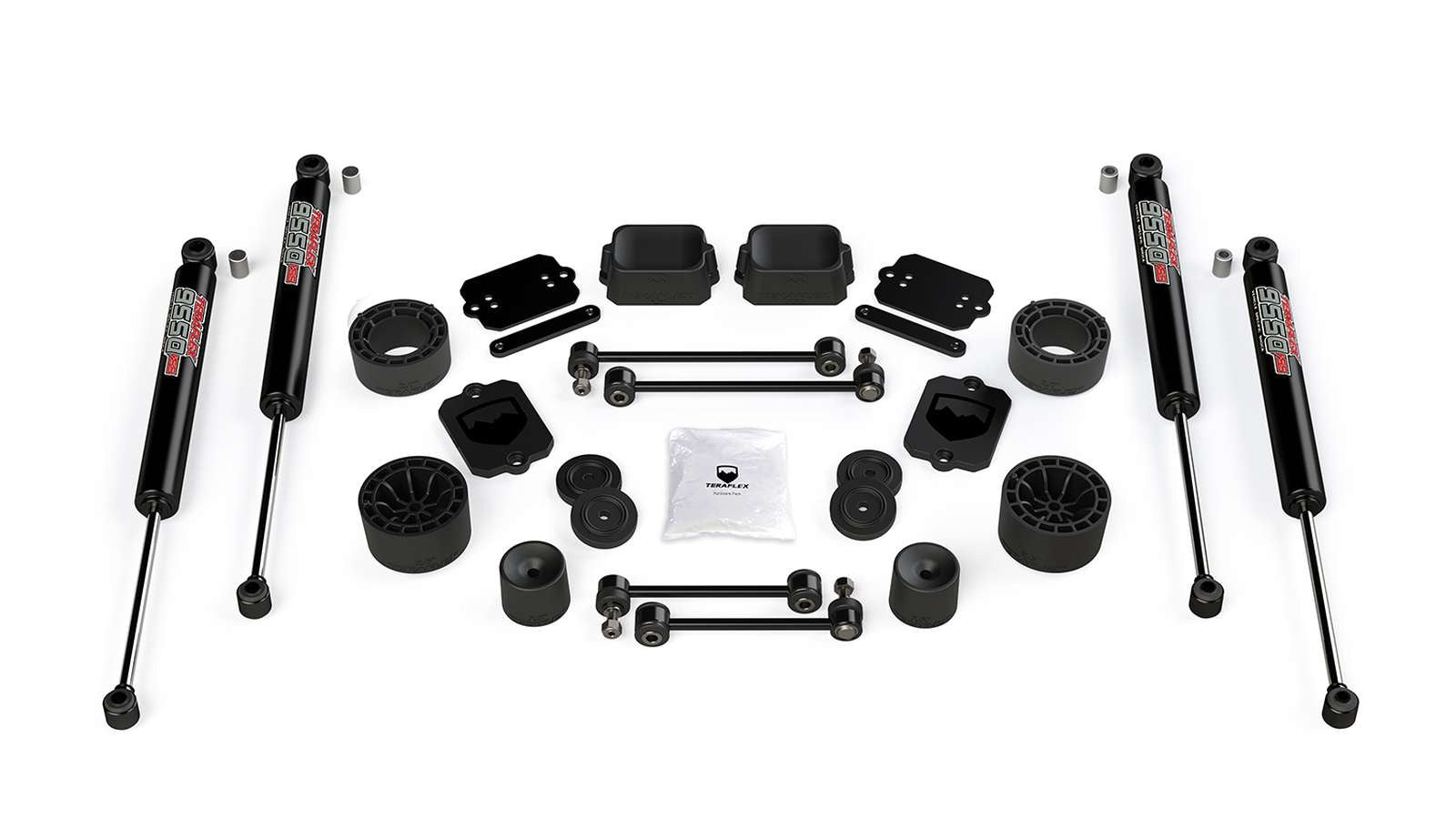 Teraflex 2.5" Performance Spacer Lift Kit w/ 9550 VSS Shocks Kit for 2018-2022 Jeep Wrangler JL 4WD