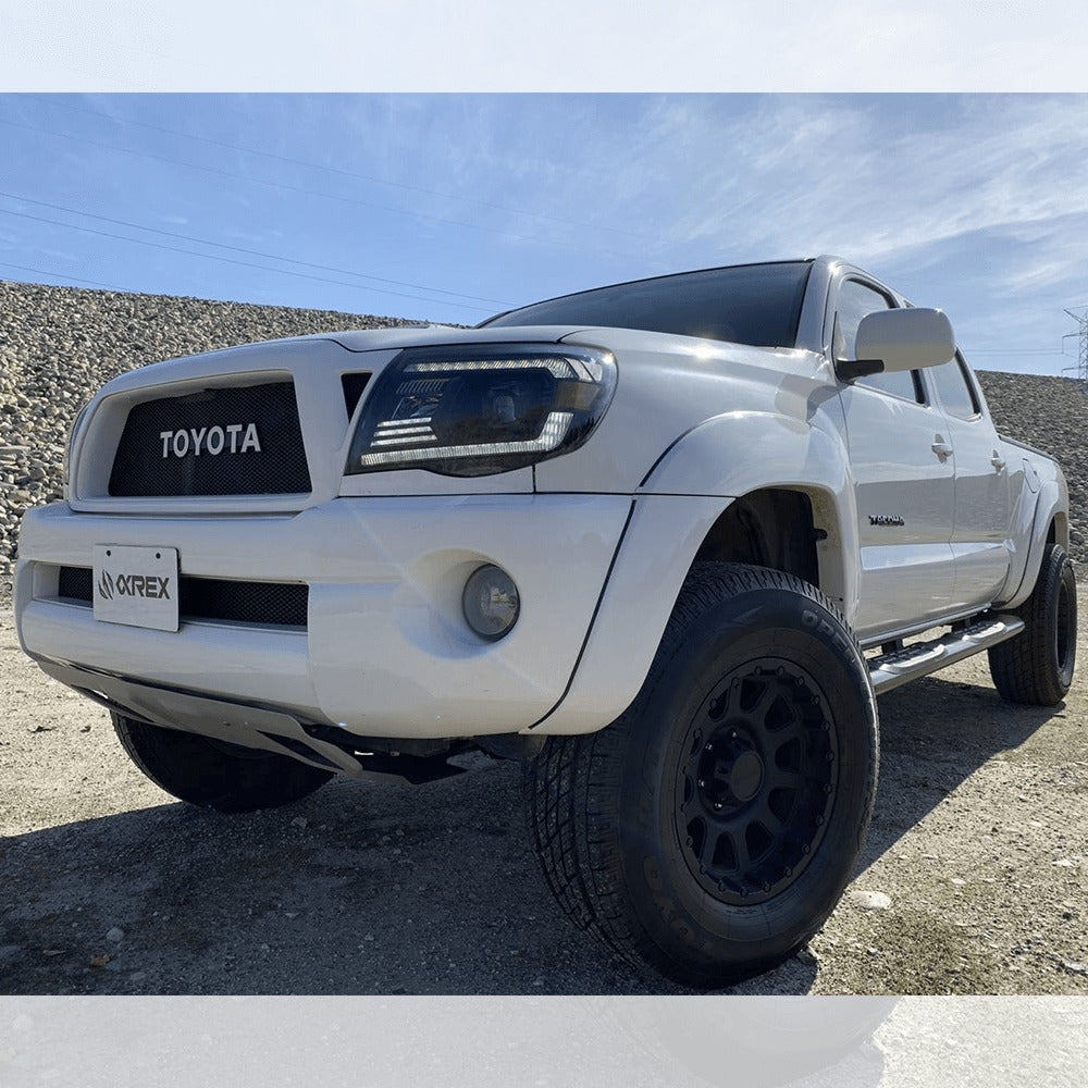 PRO-Series Projector Headlights | Clear DRL Fits 2005-2011 Toyota Tacoma