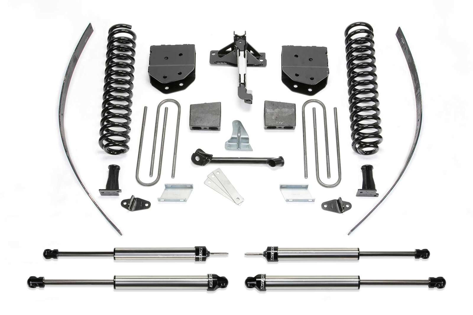 Fabtech 8" Basic System w/Dirt Logic Shocks Kit for 2008-2016 Ford F250 Super Duty 4WD w/8.0" lift w/Overload