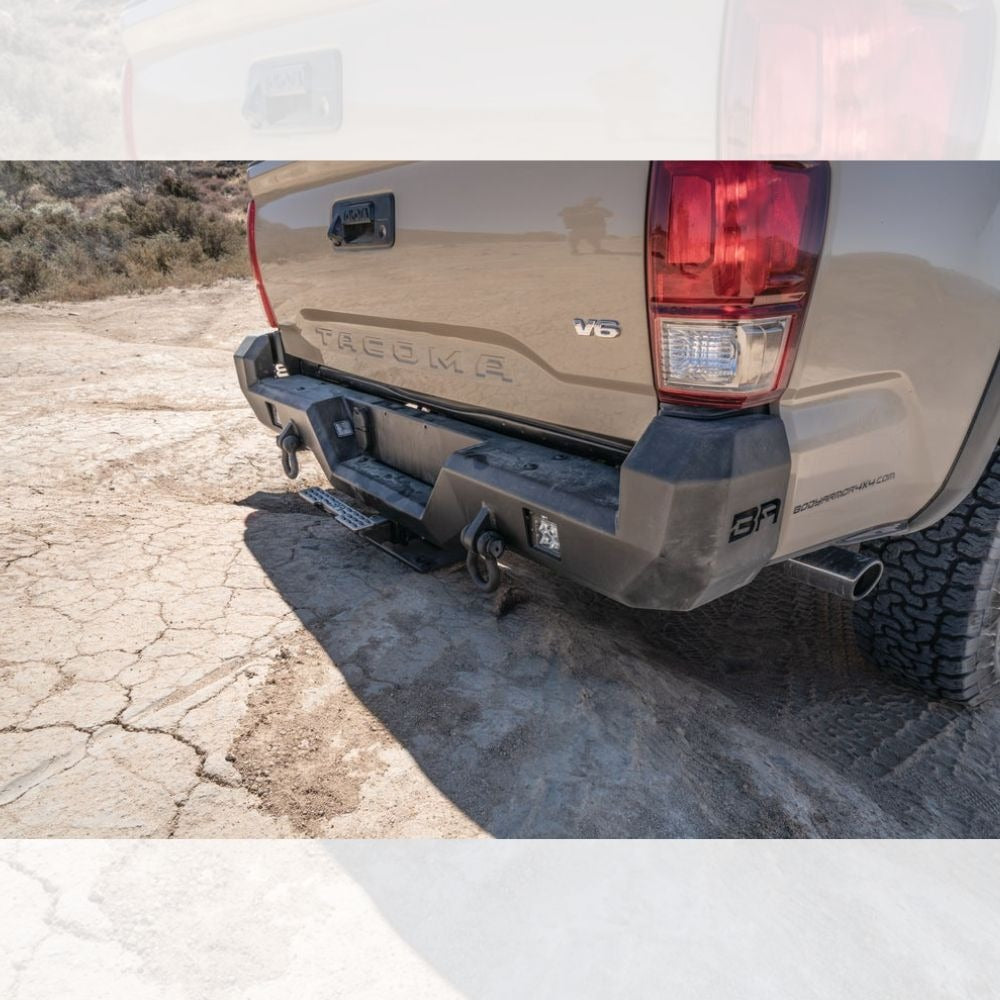 Pro Series Rear Bumper Fits 2016-2023 Toyota Tacoma