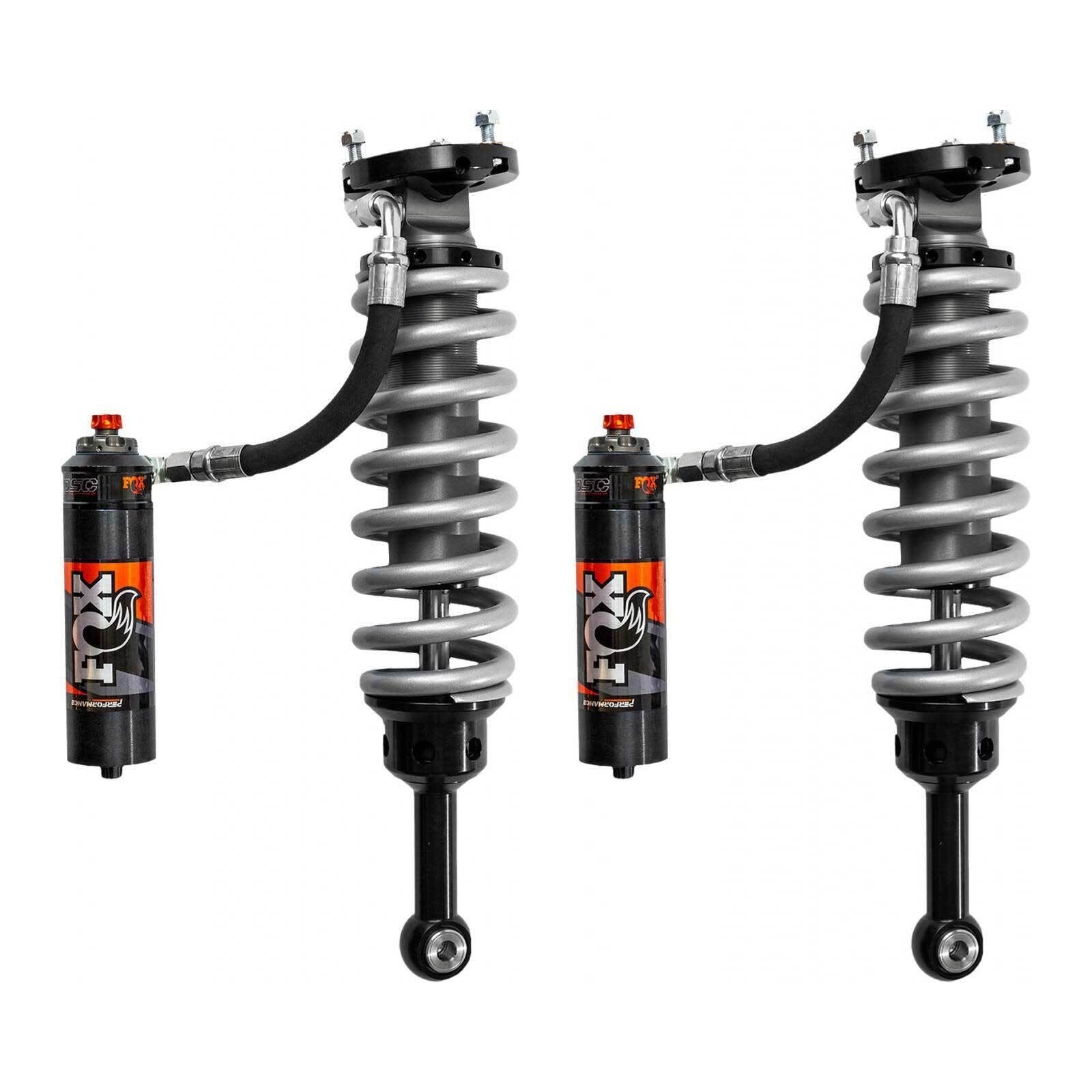 Fox 2.5 Performance Elite Adjustable Coilover w/ Reservoir Front Pair for 2003-2024 Toyota 4Runner 4WD RWD w/2" lift