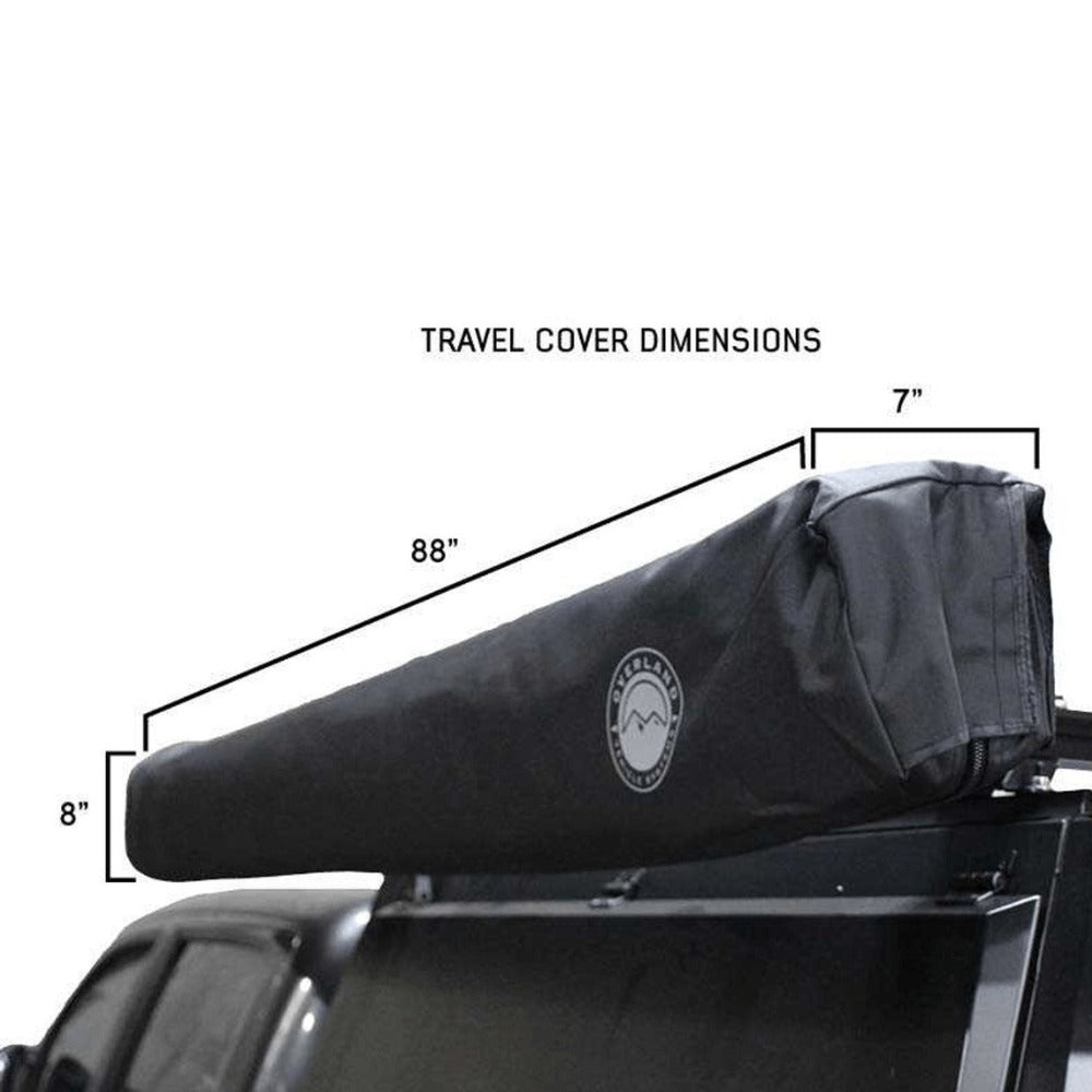 XD Nomadic 270 Degree Awning & Wall Kit Combo - Lights, Black Out, Black Body , Trim, and Travel Cover