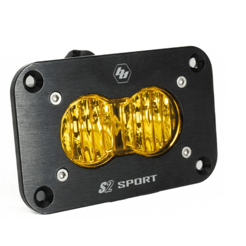 S2 Sport Black LED Auxiliary Light Pod | Flush Mount