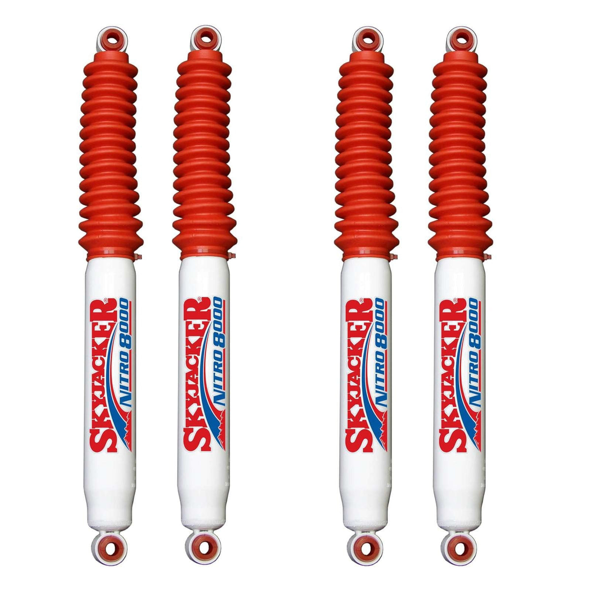 Skyjacker N8000 Nitrogen Gas Shocks Set for 1986-1998 Ford F350 4WD Straight Axle