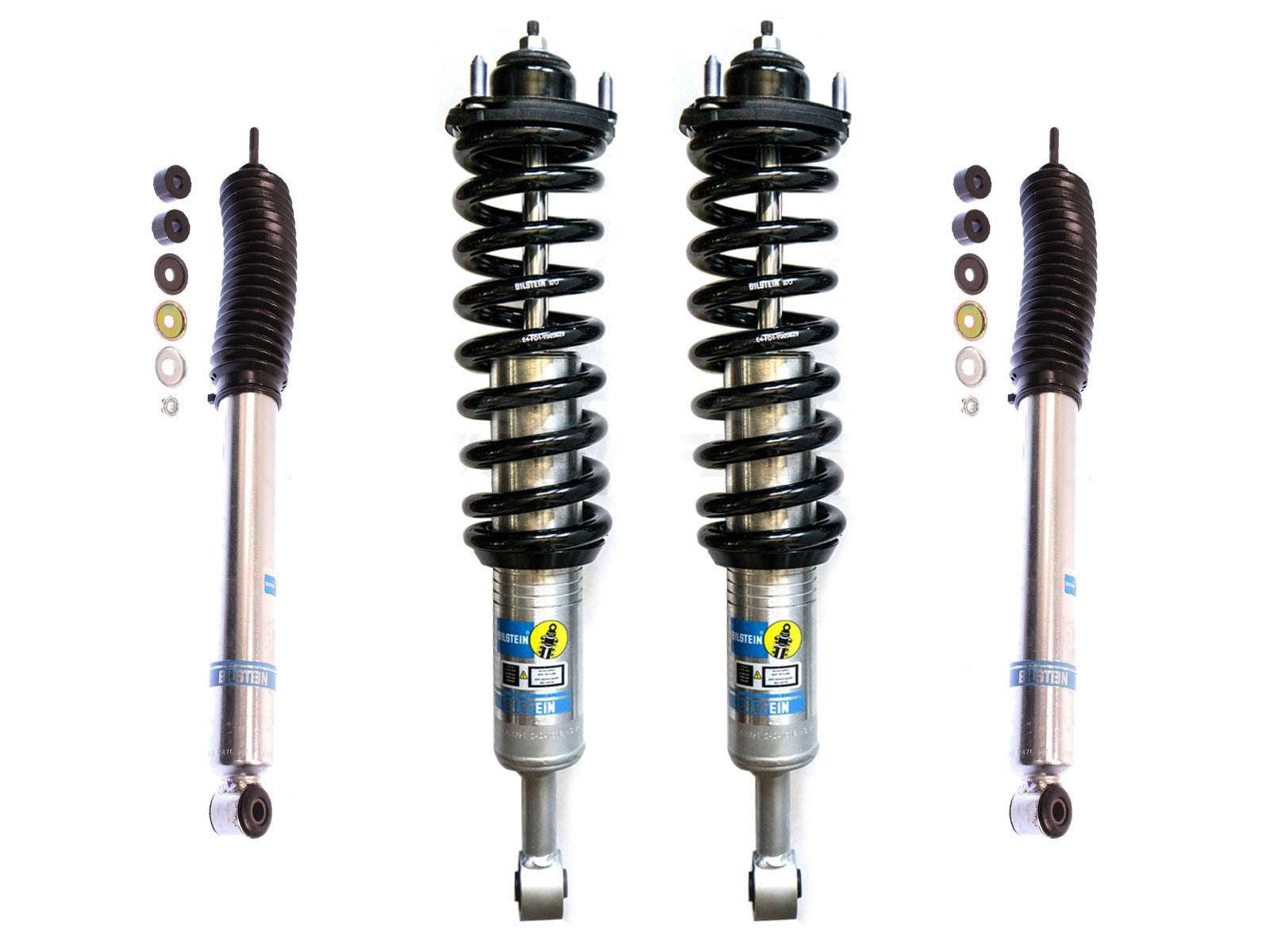 Bilstein 6112 Assembled & 5100/5160 Shocks Set for 2005-2023 Toyota Tacoma