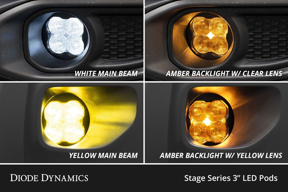 SS3 SAE Type TR Fog Light Kit fits 2006-2009 Toyota 4Runner