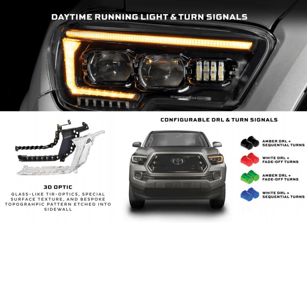 XB Evo LED Headlights Fits 2016-2023 Toyota Tacoma