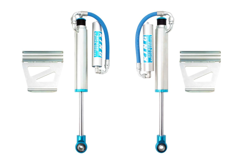 King Shocks 2.5 Performance w/ Remote Reservoir Shocks Rear Pair for 2009-2020 Toyota Land Cruiser 150 4WD