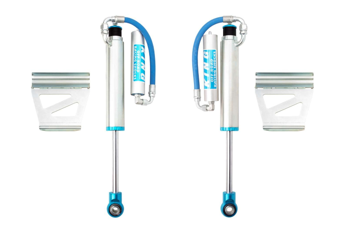 King Shocks 2.5 Performance w/ Remote Reservoir Shocks Rear Pair for 2009-2020 Toyota Land Cruiser 150 4WD