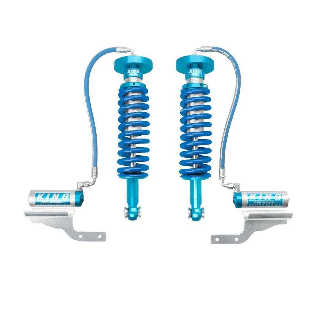 King Shocks 2.5 Performance Coilovers w/ Remote Reservoir Front Pair for 2009-2014 Ford F150 RWD w/0-3" lift