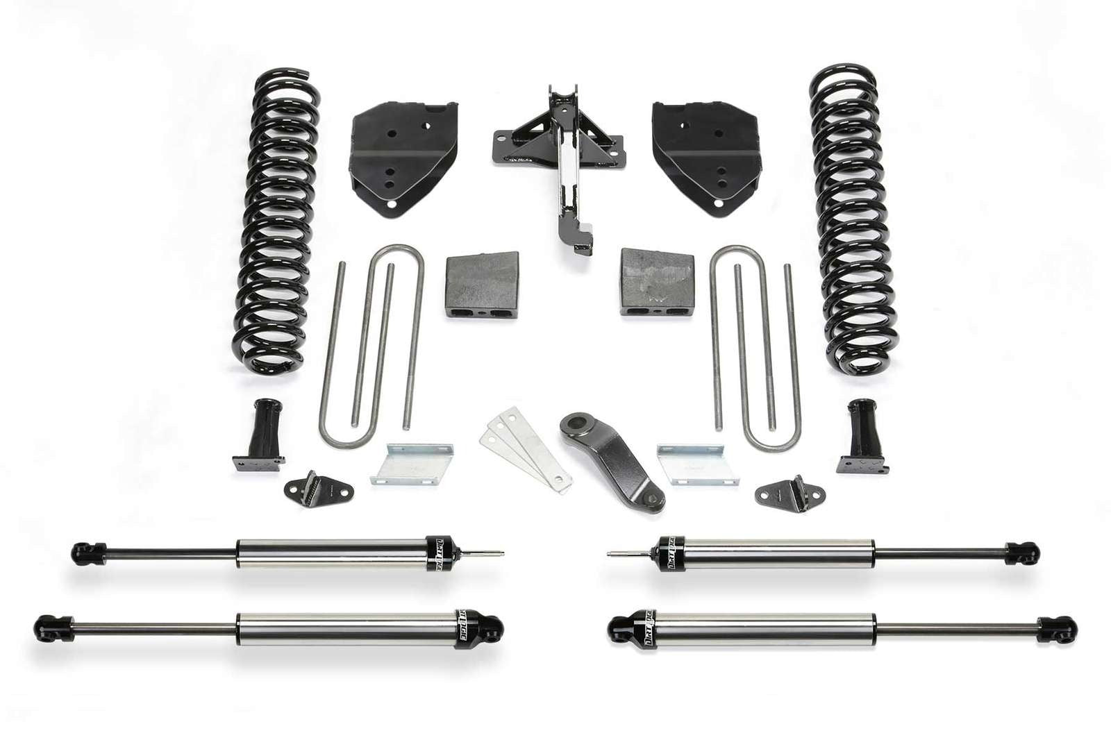 Fabtech 6" Basic System w/Dirt Logic Shocks Kit for 2017-2024 Ford F350 Super Duty 4WD w/6" lift