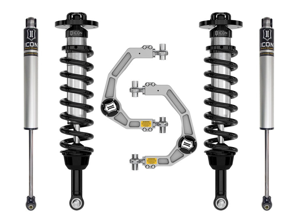 Icon 2.75-3.5" Stage 1 Suspension System w/Billet UCA Kit 2021-2026 Ford F-150 4WD