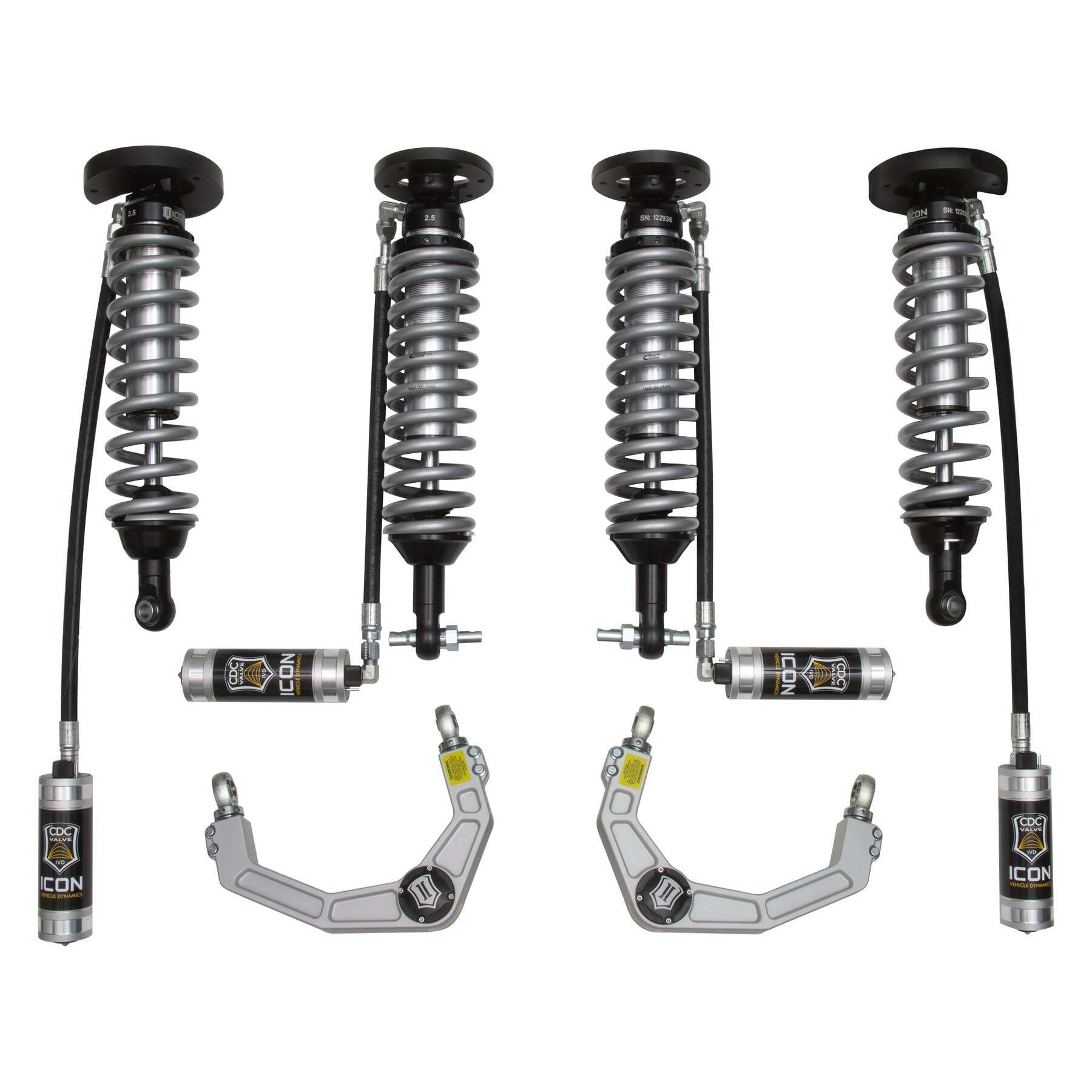 ICON K93302 Stage 2 System w/Billet UCA Ford Expedition 4WD .75-2.25" Lift