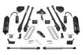 Fabtech 6" 4 Link System w/Front Dirt Logic 4.0 Coilovers w/Reservoir & Rear 2.25 Shocks Kit for 2017-2024 Ford F350 Super Duty 4WD w/6" lift