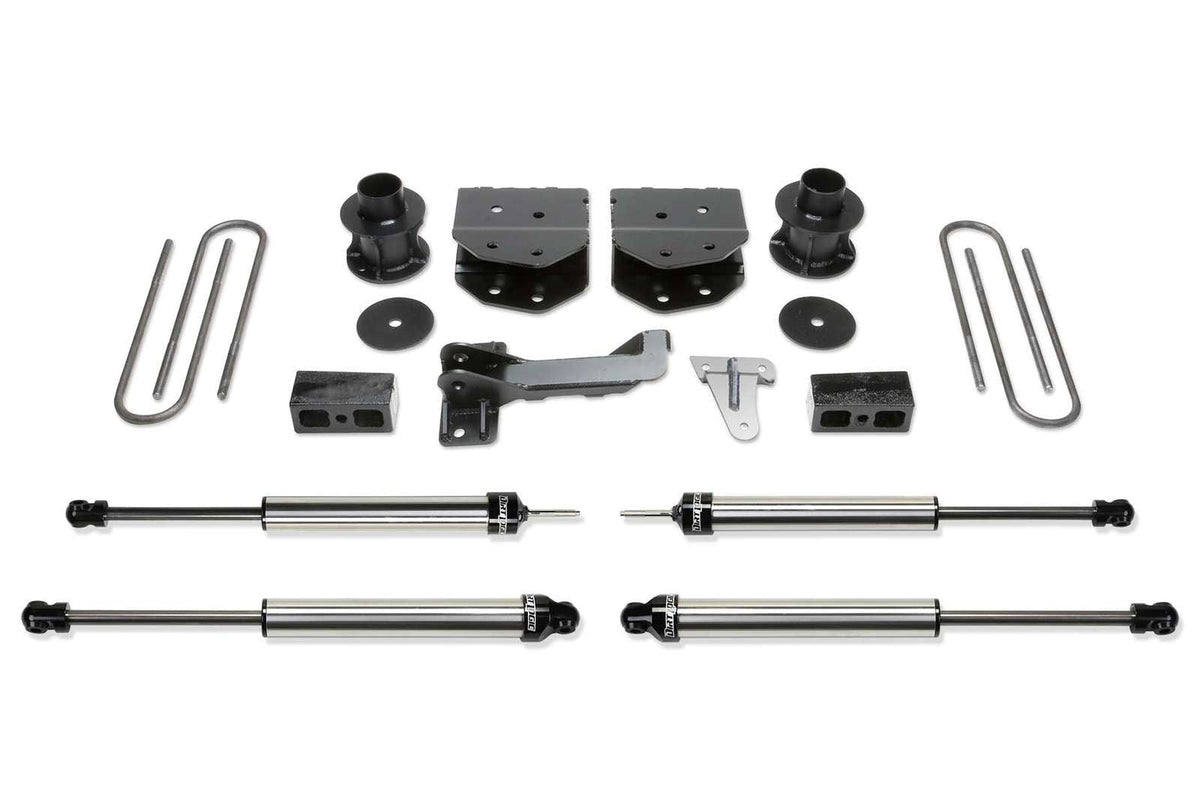 Fabtech 4" Budget System w/Dirt Logic Shocks Kit for 1999-2004 Ford F250 Super Duty 4WD w/4" lift