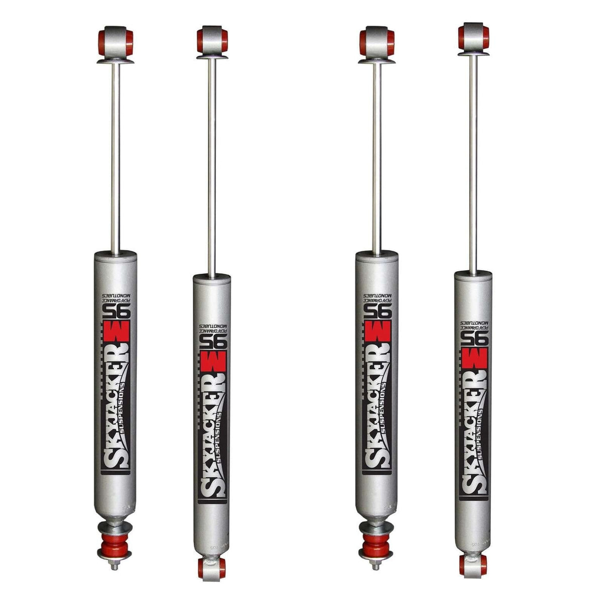 Skyjacker M95 Monotube Gas Shocks Set for 1980-1986 Ford F250 4WD 1.5-5" Rear